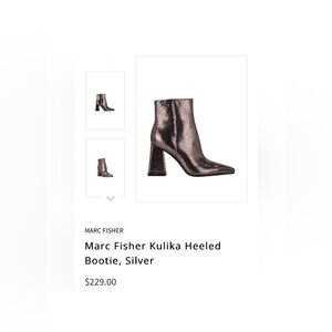 Marc Fisher Boots Heels - new in box - retail $229